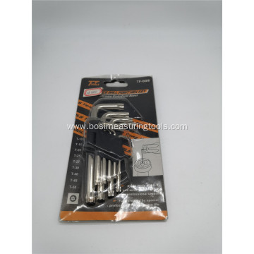 9PCS flat ball head allen wrench hexagon